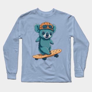 Skater Koala Long Sleeve T-Shirt